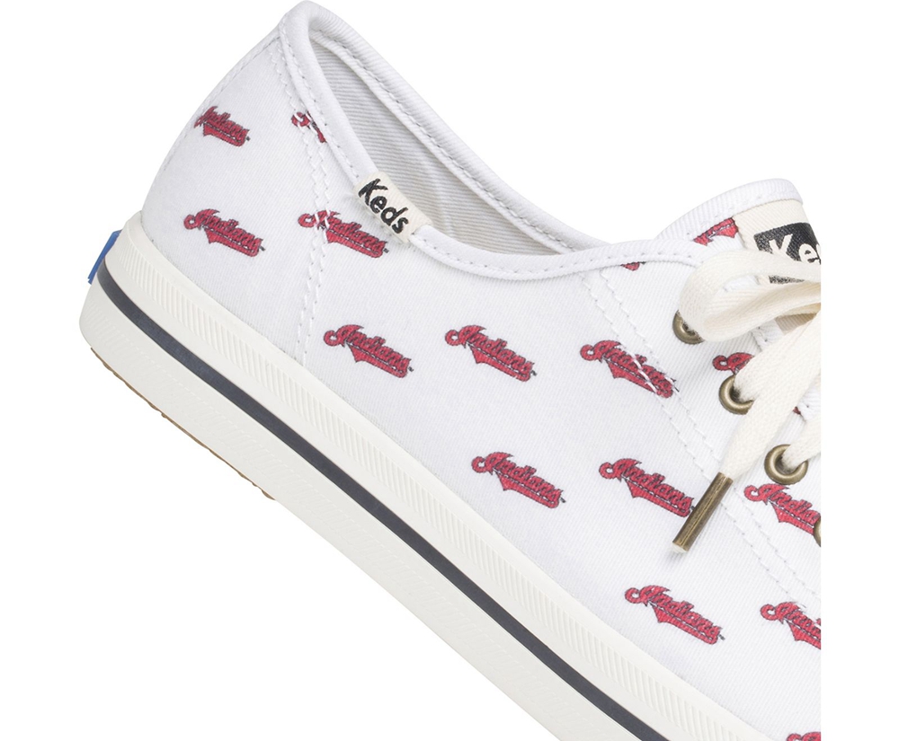 Zapatillas Keds Mujer Blancas/Rojas - Kickstart Mlb® - 471-BZFPXQ